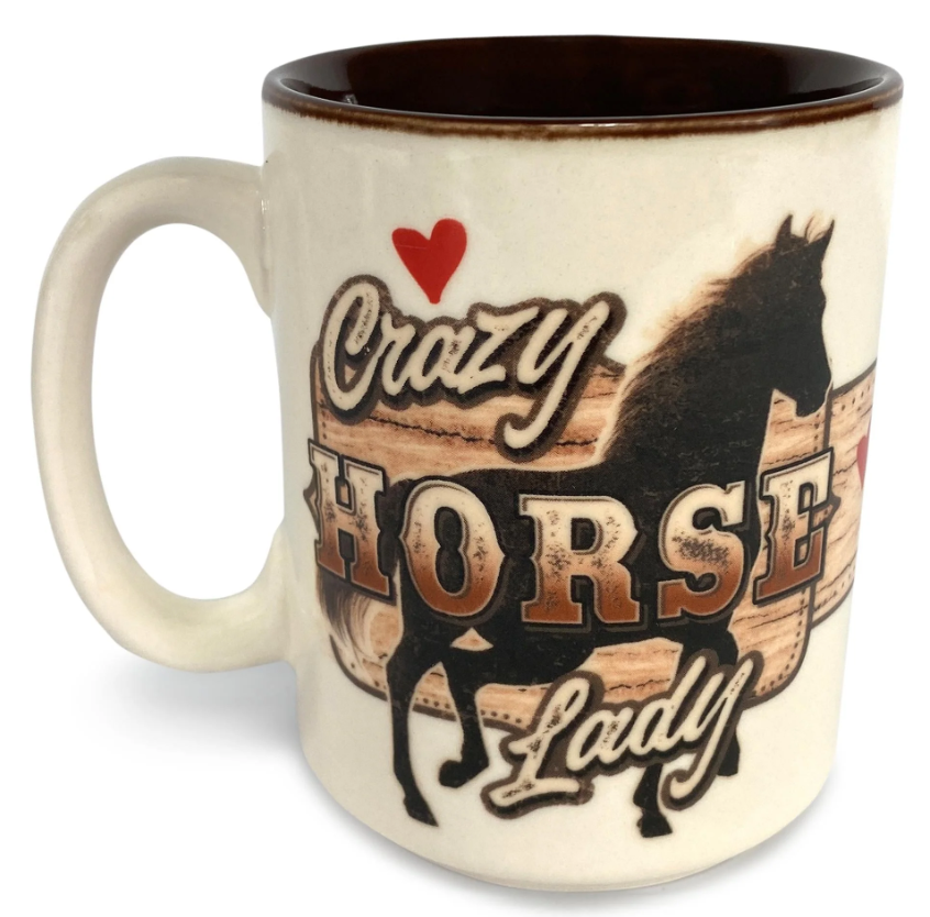 Crazy Horse Lady Ceramic Mug