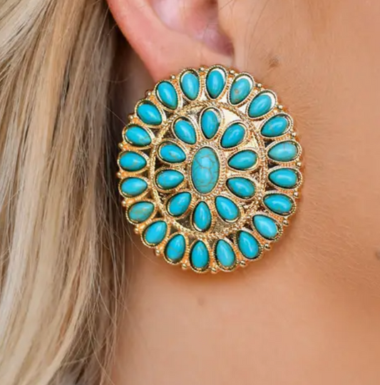 Cluster Post Earring